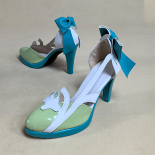 4063 原神 艾梅莉埃 cos鞋二次元来图定制演出鞋动漫展COSPLAY鞋