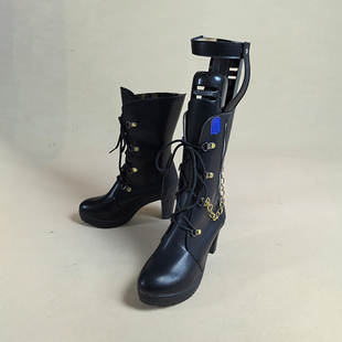 3897 东海jr联动明日方舟-陈 cos鞋来图定制演出鞋COSPLAY鞋靴