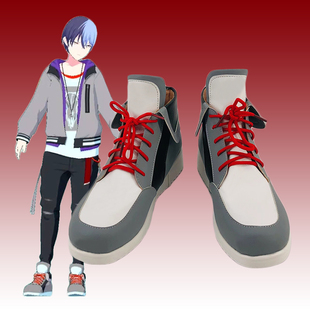 98 世界计划彩色舞台feat初音未来青柳冬弥COS鞋cosplay来图定制