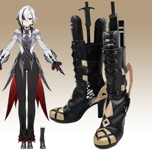 743 原神 愚人众执行官仆人阿蕾奇诺 cos鞋cosplay订做漫展定做鞋