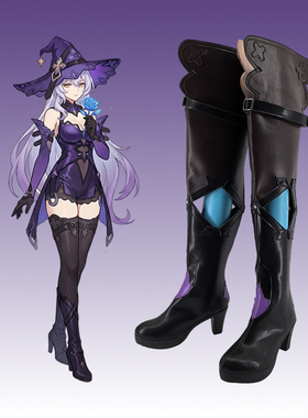 3879 崩坏星穹铁道黑天鹅cos鞋来图定制Cosplay鞋靴二次元动漫展