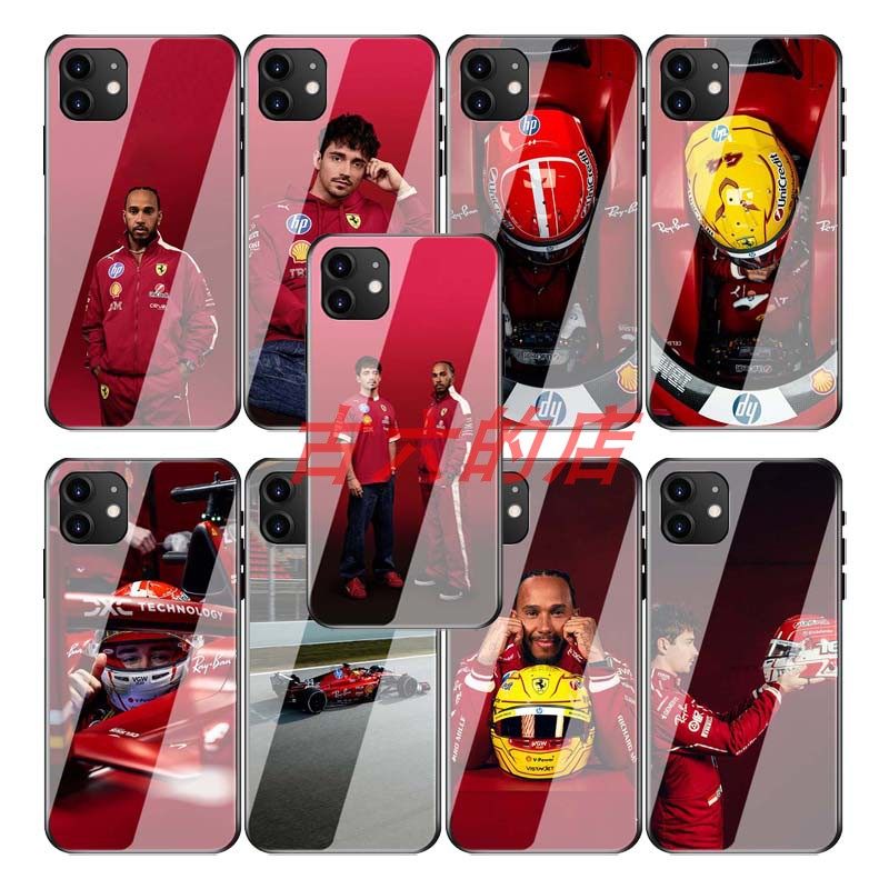 2025F1一级方程式大奖赛新款法拉利手机壳适用于iPhone16pro苹果15勒克莱尔14赛车13汉密尔顿12小米10