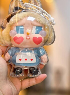透明亚克力保护套防尘保护壳公仔crybaby收纳盒哭娃眼泪工厂系列
