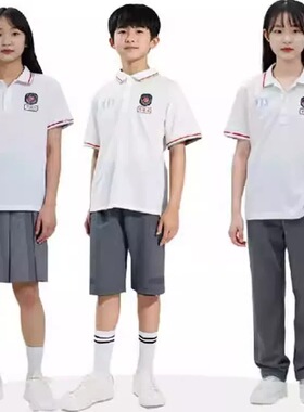 江西鹰潭市校服中小学生统一夏季短袖短裤春秋棒球服外套长裤套装