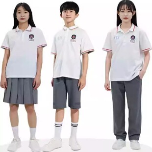 套装 江西鹰潭市校服中小学生统一夏季 春秋棒球服外套长裤 短裤 短袖