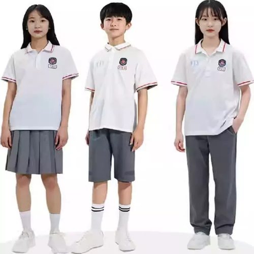 江西鹰潭市校服中小学生统一夏季短袖短裤春秋棒球服外套长裤套装