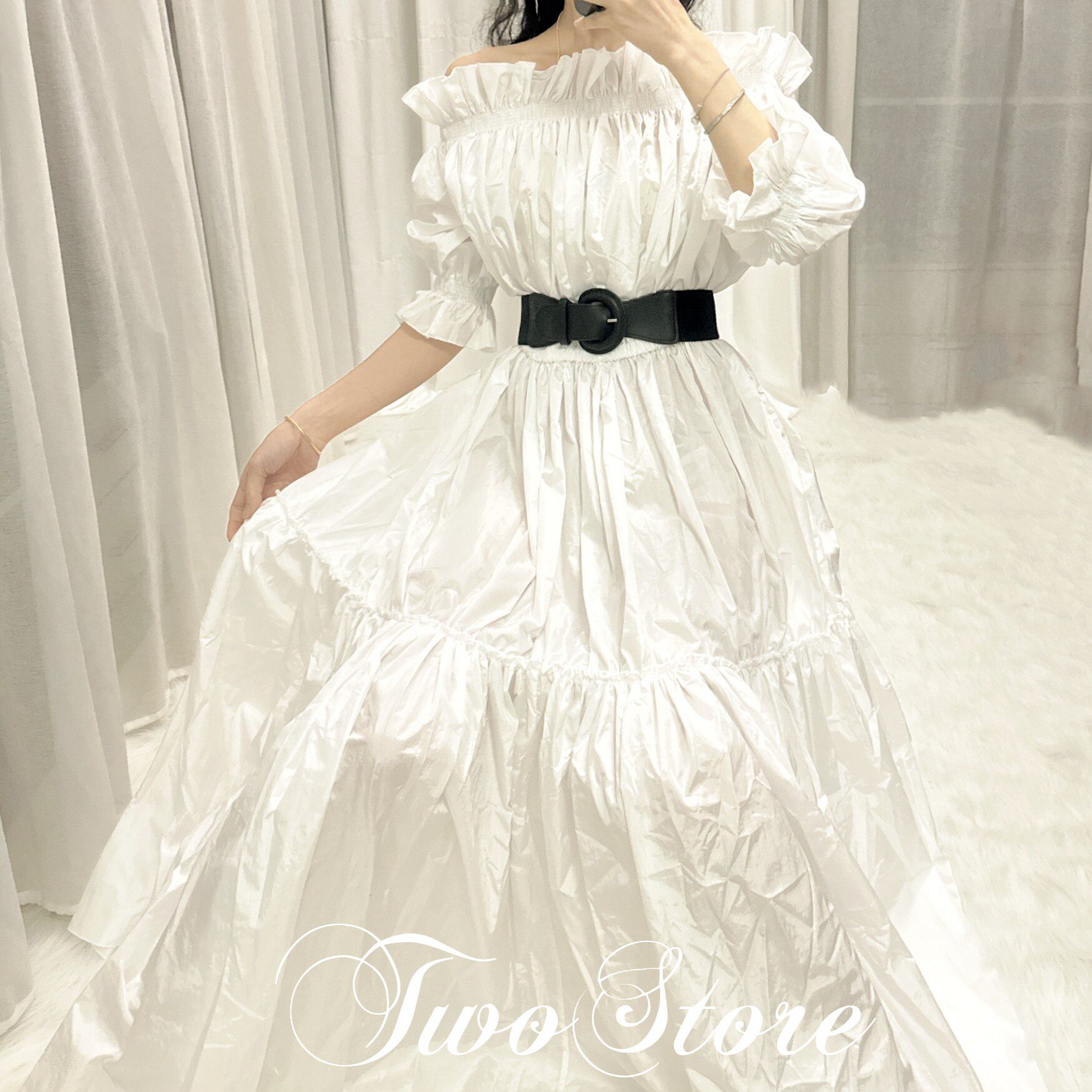 alu高奢私服ootd 十六世纪宫廷繁华古典华服成衣礼服裙抽褶连衣裙