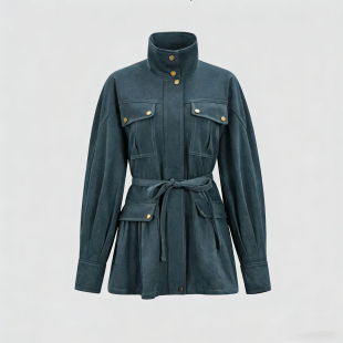 夹克外套 SSAVAGE 牛仔立裁猎装 特染工装 SS91061 普鲁斯特