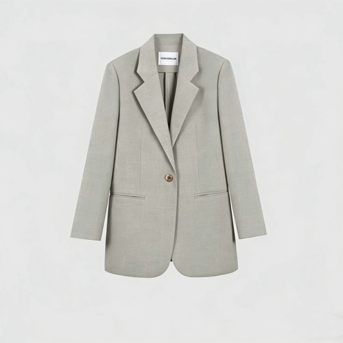 FOREVERCAN“洛德斯”匠心立裁一粒扣宽松廓形西装外套SC24245