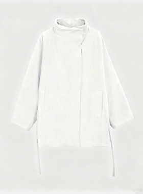 SSAVAGE“朗伊尔城”鹅绒服羽绒服立裁系带外套SS90884B