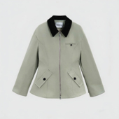 撞色夹克外套 立裁掐腰感修身 WC24026 林野春日 FOREVERCAN