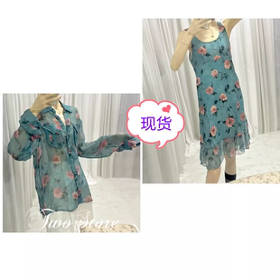 13华丽破碎feel 定制面料 蓝色玫瑰背心裙 TAKE 衬衫 ALL大拿