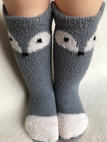 高筒袜小腿袜冬季防滑秋冬儿童袜