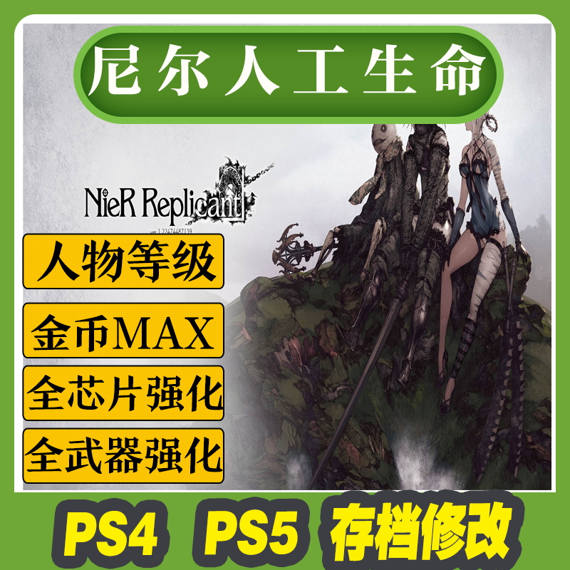 PS4 PS5尼尔人工生命存档修改武器人物等级道具芯片强化修改