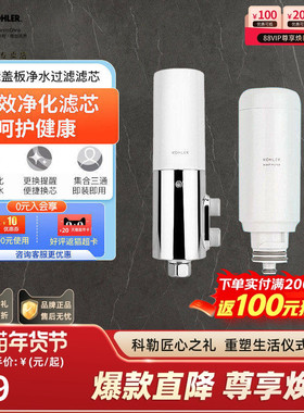 科勒过滤器马桶智能盖板净水过滤滤芯自来水过滤净化21038/22760