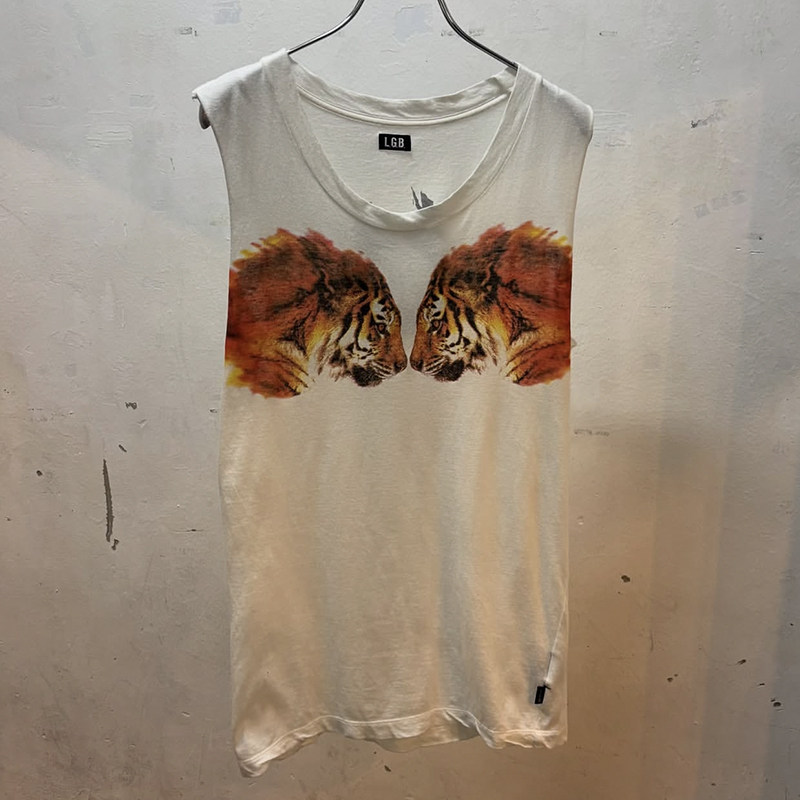 thumbnail for LGB Pioneer Vision Double Tiger Fighting Formation Tank Vest Summer Sleeveless Top