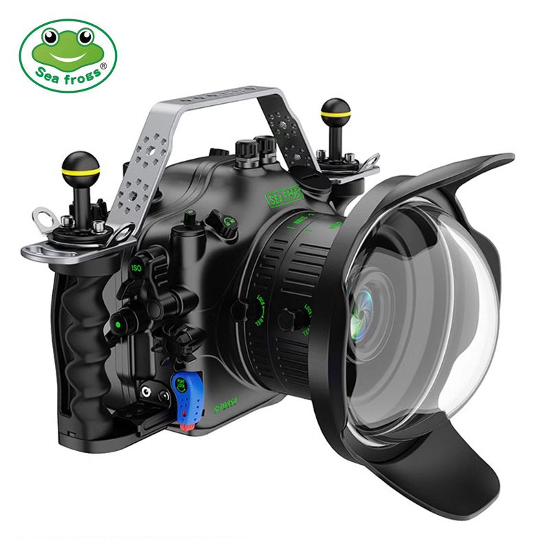 海蛙金属防水壳适用尼康D850相机水下拍照摄影视频潜水保护罩套装