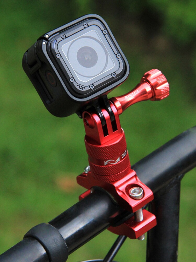 gopro/osmo/360 铝合金配件户外山地自行车固定支架运动相机单车