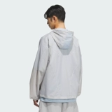 Adidas, легкая и тонкая классическая спортивная куртка с капюшоном, осенняя, свободный крой, JZ8715