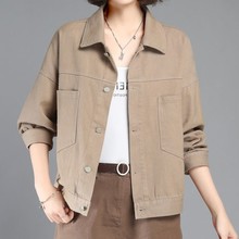 牛仔外套女短款2020新款秋装新款宽松显瘦百搭休闲长袖纯棉夹克