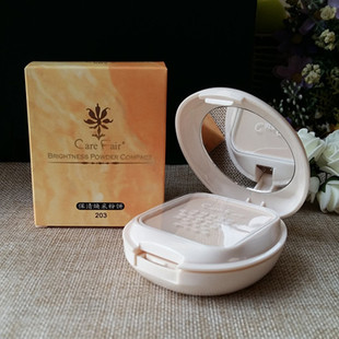 保清焕采粉饼203正品 Fair持久定妆遮瑕细腻不浮粉补妆 控油Care