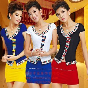 弹力棉足浴技师服 水疗会所技师工作服 桑拿美容足疗技师制服