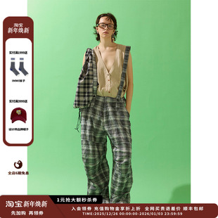 现货 纹背带裤 设计师品牌OIIORIRI 慵懒风格 JULY 25SS