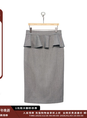 【现货】设计师品牌PUSHBUTTON 25PF胶囊MIDI短裙