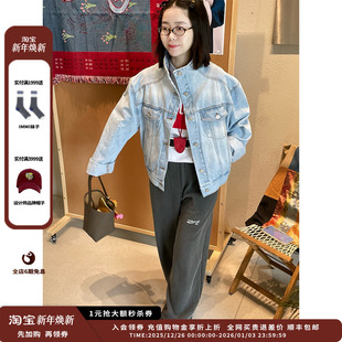 高领牛仔夹克 25PS新品 设计师品牌pushBUTTON JULY 新品