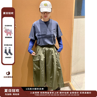 25SS方褶裙JULY 新品 设计师品牌PUSHBUTTON