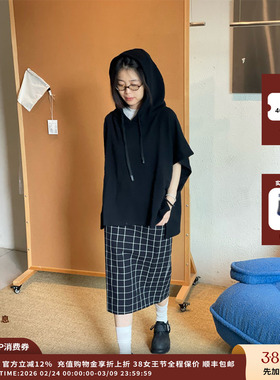 【现货】设计师品牌AETHER HAZE 25AW 连帽无袖上衣宽松卫衣JULY