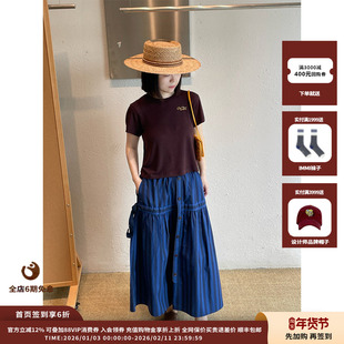 【现货】设计师品牌SHORT SENTENCE 25AW圆领合身T恤JULY