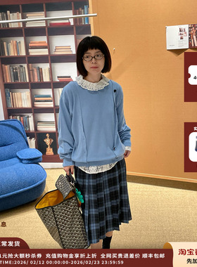 【现货】设计师品牌PUSHBUTTON 25AW前褶裥短裙裤JULY