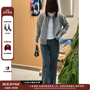 MWDFWDJN0828X IMMI24AW秋冬双面水洗牛仔宽松长裤 现货