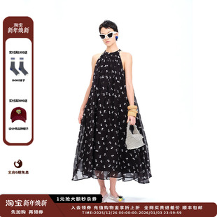 7月胶囊无袖 设计师品牌COEMES 挂脖连衣裙JULY 现货