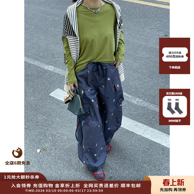 ASYUS25PF印花工装裤JULY