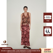 25PF花卉直筒长半裙JULY DUST 现货 设计师品牌ICE