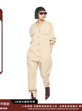 【现货】设计师品牌PUSHBUTTON 25PF胶囊长袖连身裤JULY