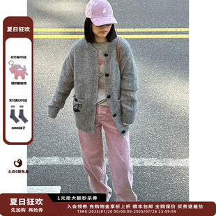 MWDFWKKN0993X 新品 设计师品牌IMMI 24AW马海毛樱桃开衫
