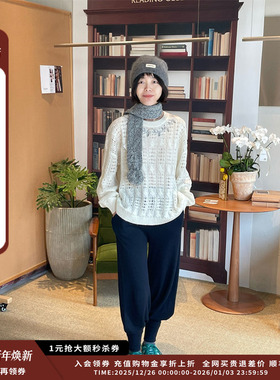 【现货】设计师品牌PUZZLE PIECE 26PS 刺绣马海毛毛衣 JULY