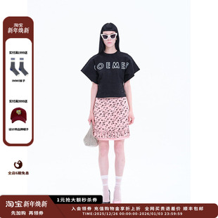 简约字母休闲短袖 6月胶囊 设计师品牌COEMES 上衣JULY 现货