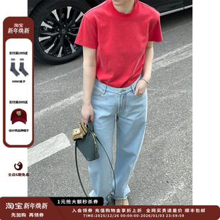 25SS质感短袖 设计师品牌DUIDAO对倒 T恤JULY 现货