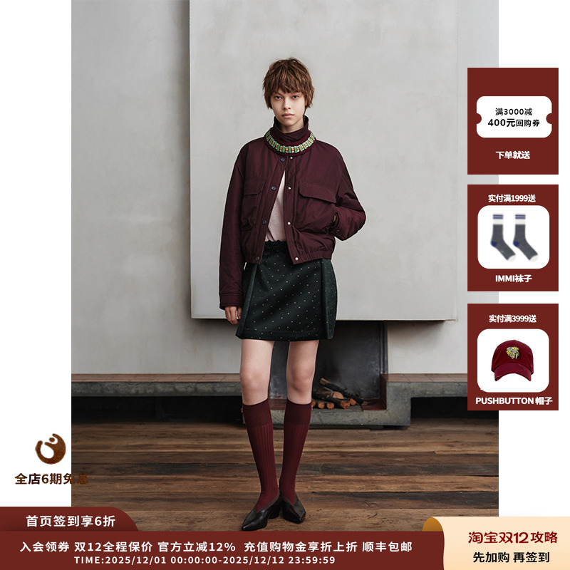 ASYUS25AW波点半身裙JULY