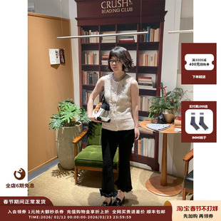 【现货】设计师品牌 ASYUS 26PS 荷叶边微喇长裤