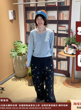 【现货】设计师品牌LOW CLASSIC LC 25AW亨利领长袖T恤JULY