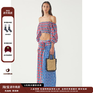 25SS拼色格纹上衣 BATIK 设计师品牌ANTIK JULY 现货
