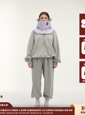 【现货】设计师品牌SYUGNA  25FW复古套头拉链卫衣 JULY