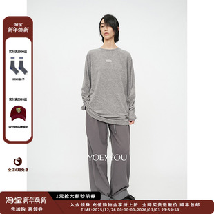 25AW中长直身宽松T恤JULY 设计师品牌YOEYYOU 现货