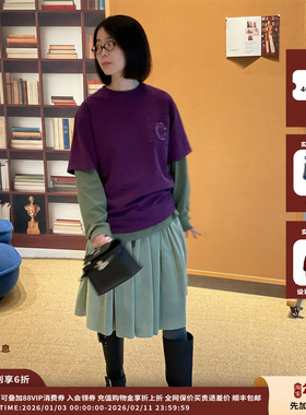 【现货】设计师品牌COEMES 25AW设计感百搭纯色T恤JULY