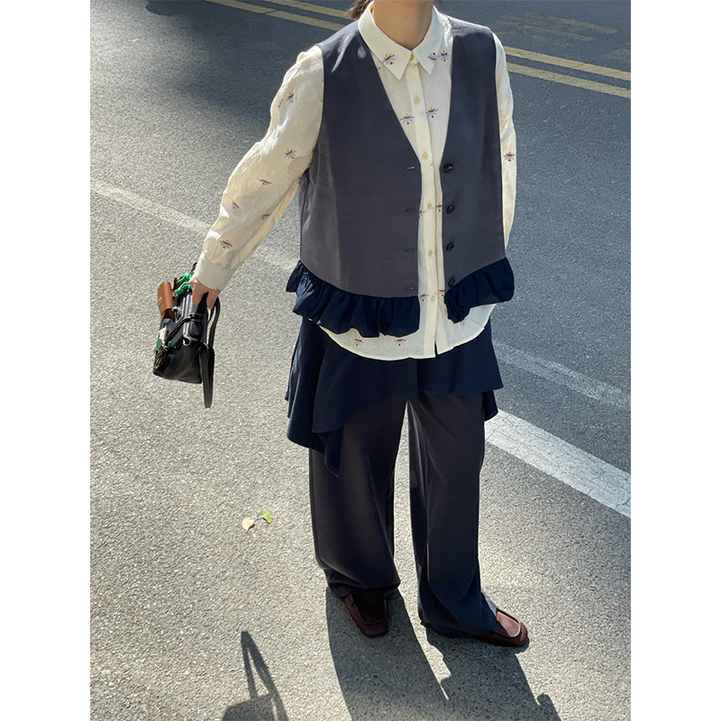 【现货】设计师品牌ASYUS 25PF拼接马甲JULY